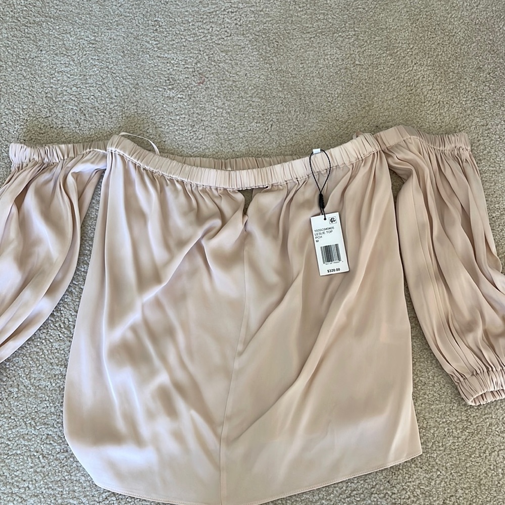 NWT stunning Milly Silk Shirt